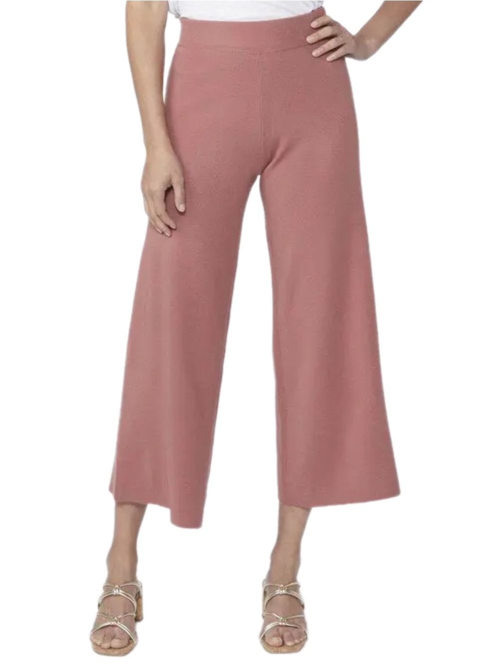 Paige Knit Lisbon Pant Muted Brick Dust Medium